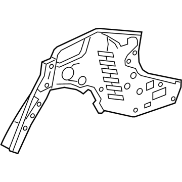 Honda 64701-TEG-300ZZ Panel, L. RR. Inside