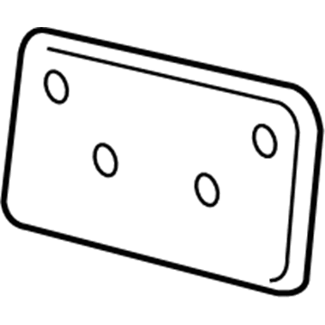 GM 25718714 License Bracket