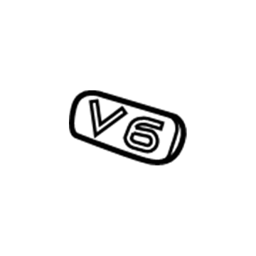 Honda 75731-SDN-A00 Emblem, Rear (V6)