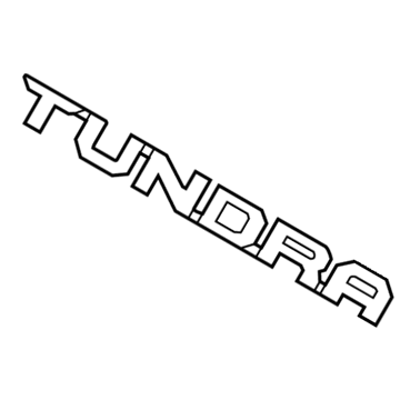 Toyota 75471-0C150 Nameplate