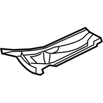 Nissan 66862-CD010 Cover - COWL Top Grille, RH