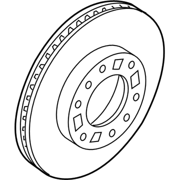 Hyundai 51712-1U000 Disc-Front Wheel Brake