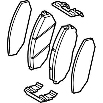 Kia 581011UA00 Pad Kit-Front Disc BRAK