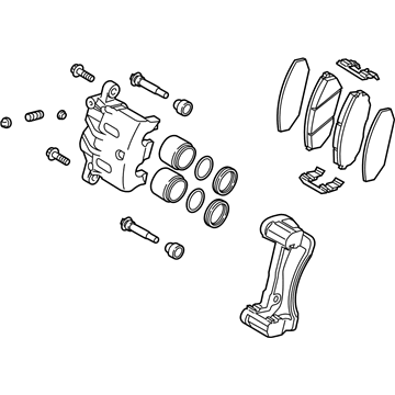 Kia 581301U100 Front Brake Assembly, Right