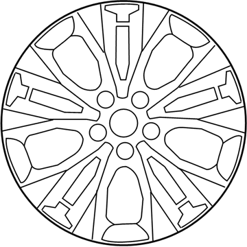 Hyundai 52910-3V460 Aluminium Wheel Assembly