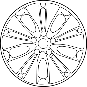 Hyundai 52910-3V360 Aluminium Wheel Assembly