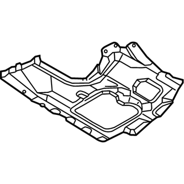 Nissan 745B6-1GR0A Plate-Rear Floor, RH