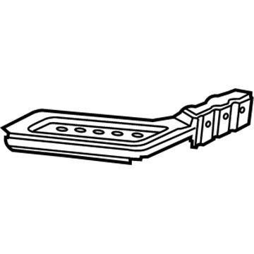 Nissan 748B2-1GR0A Gusset-Floor Rear, RH