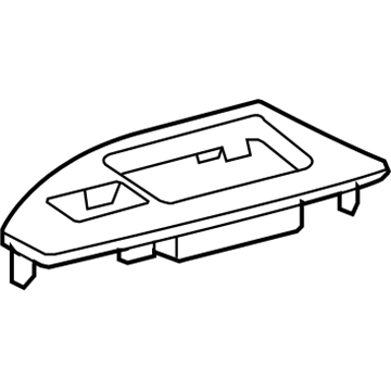 Lexus 74272-60200-A0 Panel, Rear Door Armrest Base, Upper LH