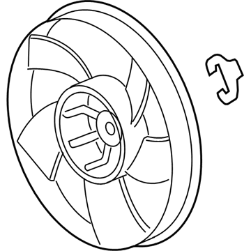 GM 89018691 Fan Motor