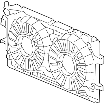 GM 89018697 Fan Shroud