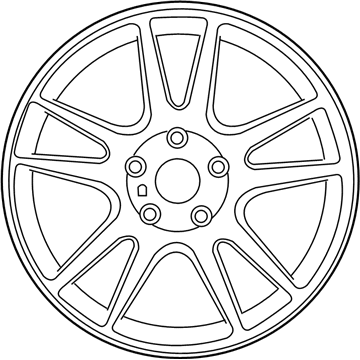 Infiniti D0C00-1NY4A Rear Wheel Rim