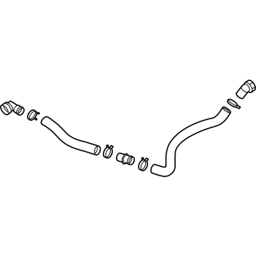 Kia 25415R5500 Hose Assembly-RADAATOR, L