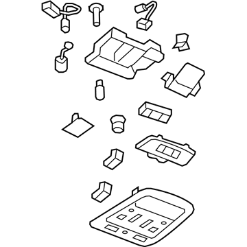 GM 25940360 Dome Lamp Assembly