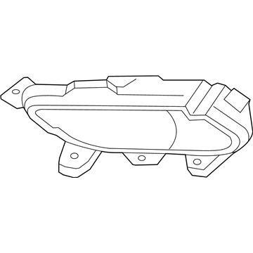 Hyundai 92231-3S000 Bracket Assembly-Front Fog Lamp, LH