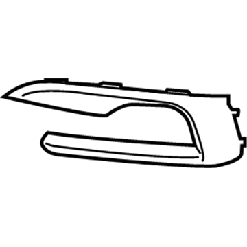 BMW 51-11-7-319-789 Trim, Grille, Side, Left