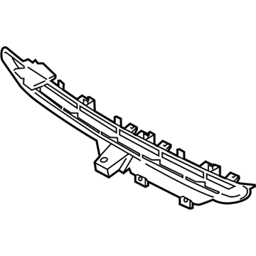 BMW 51-11-7-319-767 Grille, Middle Top, Open