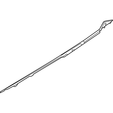 Hyundai 83220-F2000 Weatherstrip Assembly-Rear Door Belt Outside RH