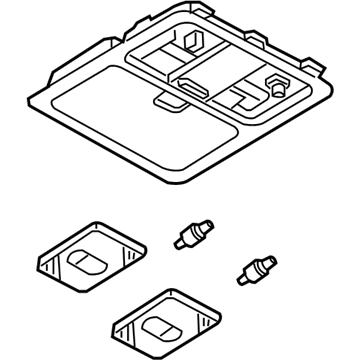 Infiniti 26430-AM800 Lamp Assembly-Map