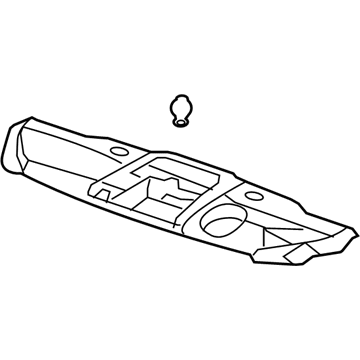 Honda 71123-SWA-000 Cover, FR. Grille