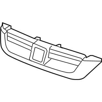 Honda 71128-SWA-003ZA Base, Front Grille (Upper) (Royal Blue Pearl)
