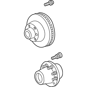 Ford 4C3Z-1109-AA Hub Assembly