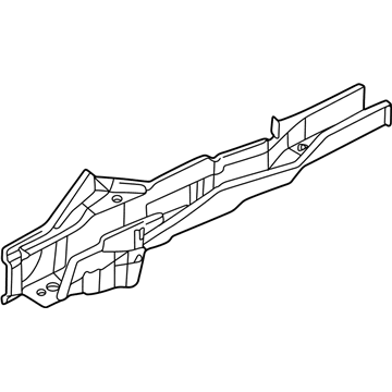 Hyundai 65720-39110 Member Assembly-Rear Floor Side, RH
