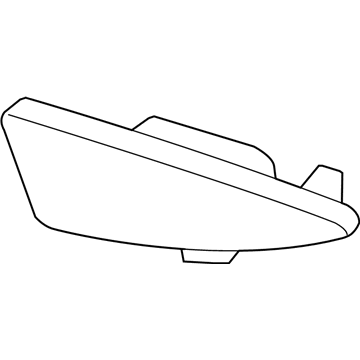 Hyundai 92210-2H000 Fog Lens And Housing Assembly, Front, Left