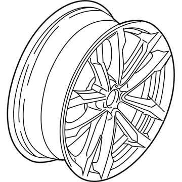 BMW 36-11-6-877-325 Light Alloy Disc Wheel Reflexsilber