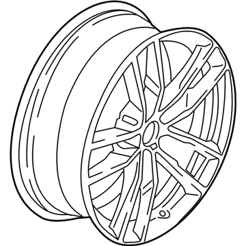 BMW 36-10-8-010-267 Light Alloy Rim Ferricgrey