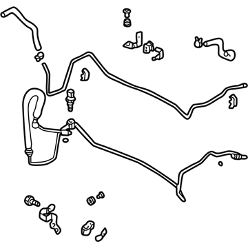 Infiniti 49710-CR900 Power Steering Hose & Tube Set