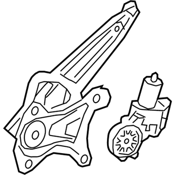 Toyota 69840-F4010 Window Regulator