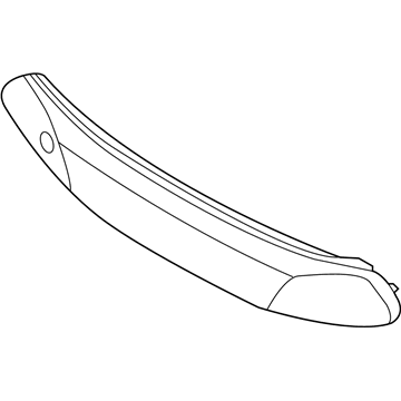 Hyundai 86519-4R000 License Plate Mounting Molding Assembly