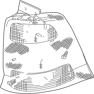 Ford 6F2Z-13405-AA Tail Lamp Assembly