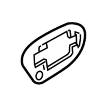 BMW 51-21-7-060-649 Base, Lock Cylinder, Left