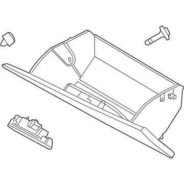 Ford DG1Z-54060T10-AB Glove Box Assembly