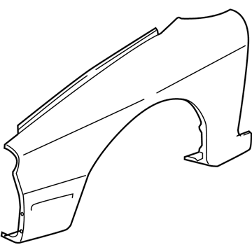Kia 0K2DJ52211A Fender Assembly-Front , LH