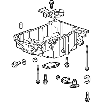 GM 25202731 Upper Oil Pan