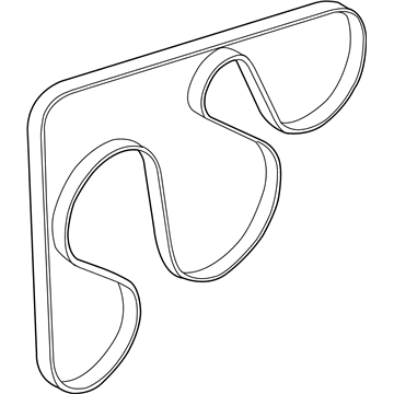 Hyundai 25212-2E820 Ribbed V-Belt