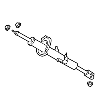 Infiniti E6111-JK02A ABSORBER Kit-Shock, Front