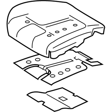 Hyundai 88150-S8010 Pad Assembly-Front Seat Cushion, LH