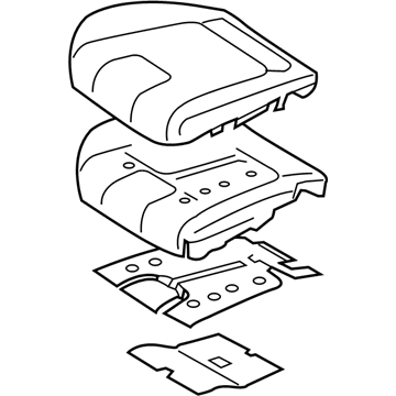 Hyundai 88100-S8020-UBS Cushion Assembly-FR Seat, LH