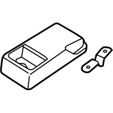 Nissan 88700-9DJ3B Armrest R/S Gry