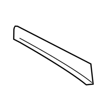 Nissan 80819-5RB0A Tape-Front Door Sash Rear, LH