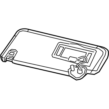 Mopar 6NN29HL1AD Visor