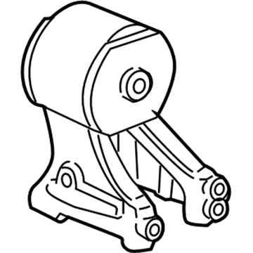 Honda 50810-SHJ-A00 Rubber Assy., RR. Engine Mounting