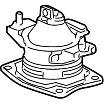 Honda 50830-SHJ-A04 Rubber Assy., FR. Engine Mounting (Ecm)