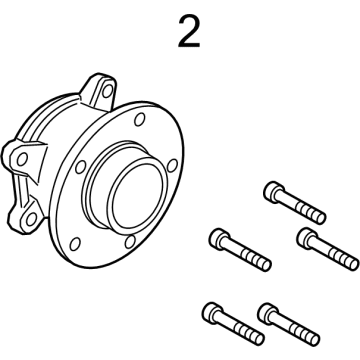 Ford NZ6Z-1109-A HUB ASY - WHEEL