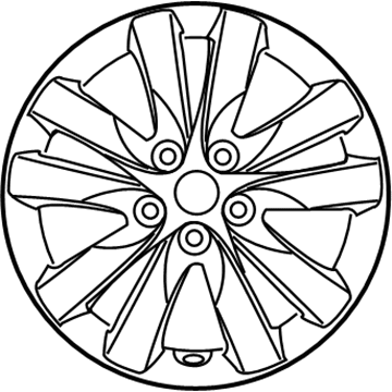 Kia 529101M350 Wheel Assembly-Aluminum