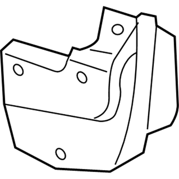 Honda 75810-S9V-A01 Splash Guard, Left Front